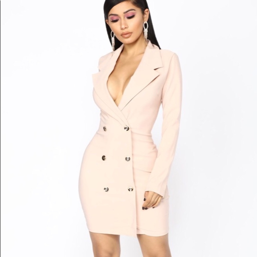 Fashion Nova Blazer jacket Dress
